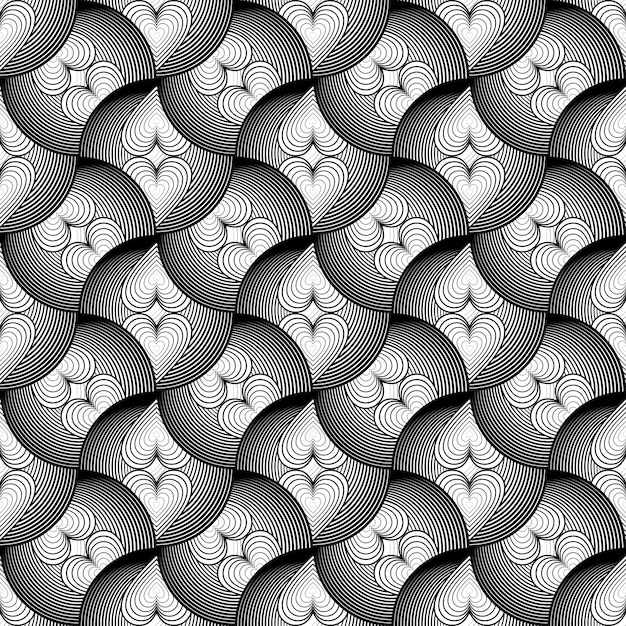 Ilustración de fondo texturizado de patrones sin fisuras abstractos