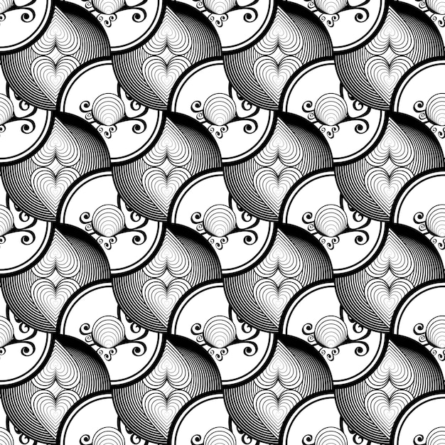 Ilustración de fondo texturizado de patrones sin fisuras abstractos