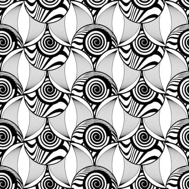 Ilustración de fondo texturizado de patrones sin fisuras abstractos