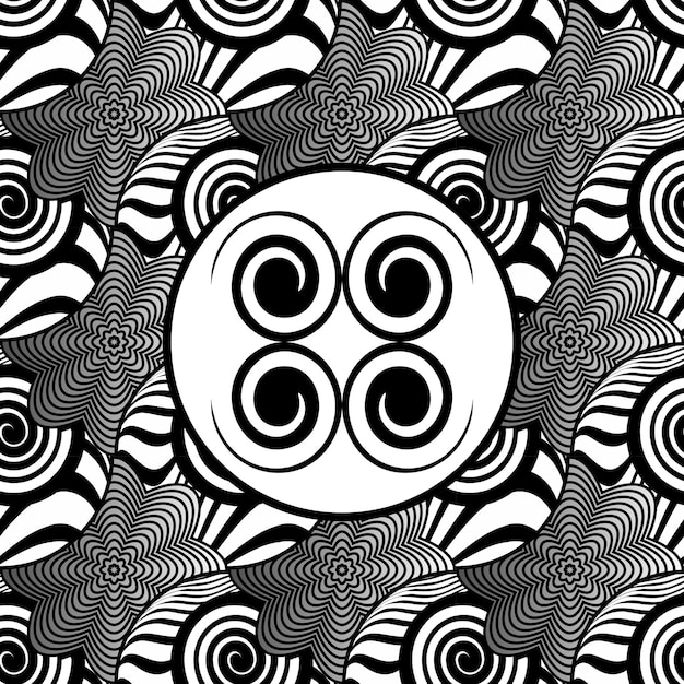 Ilustración de fondo texturizado de patrones sin fisuras abstractos