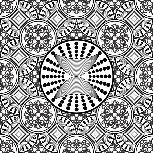 Ilustración de fondo texturizado de patrones sin fisuras abstractos