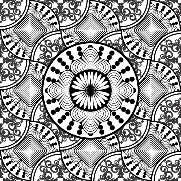 Ilustración de fondo texturizado de patrones sin fisuras abstractos