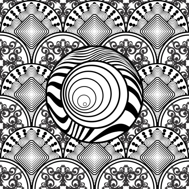 Ilustración de fondo texturizado de patrones sin fisuras abstractos
