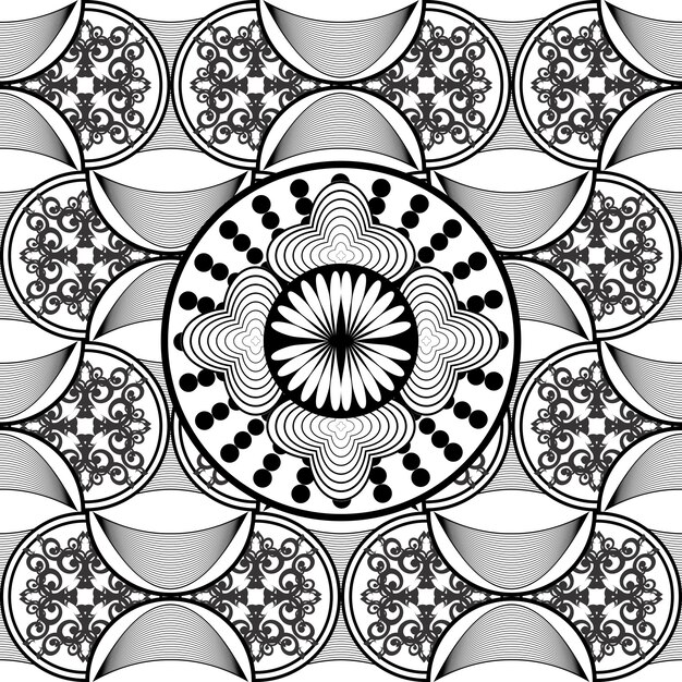Ilustración de fondo texturizado de patrones sin fisuras abstractos