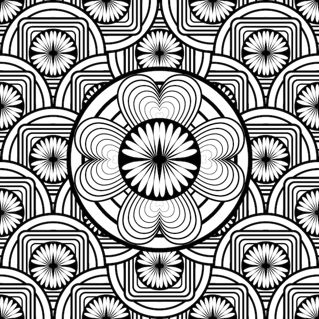 Ilustración de fondo texturizado de patrones sin fisuras abstractos