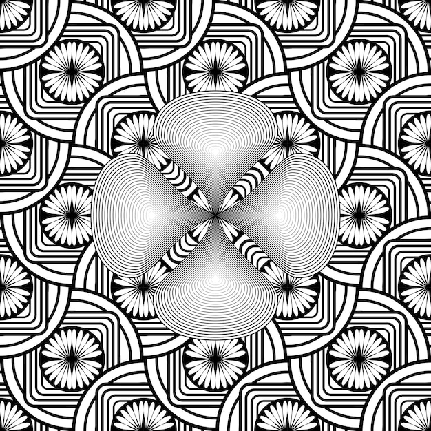 Ilustración de fondo texturizado de patrones sin fisuras abstractos