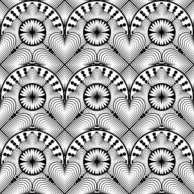 Ilustración de fondo texturizado de patrones sin fisuras abstractos