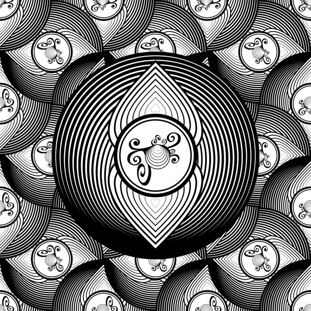Ilustración de fondo texturizado de patrones sin fisuras abstractos
