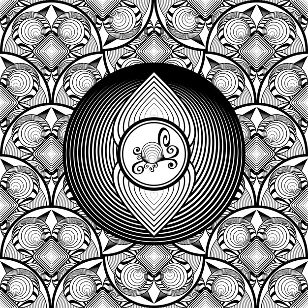 Ilustración de fondo texturizado de patrones sin fisuras abstractos