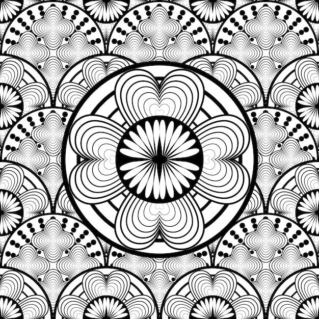 Ilustración de fondo texturizado de patrones sin fisuras abstractos