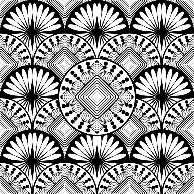 Ilustración de fondo texturizado de patrones sin fisuras abstractos