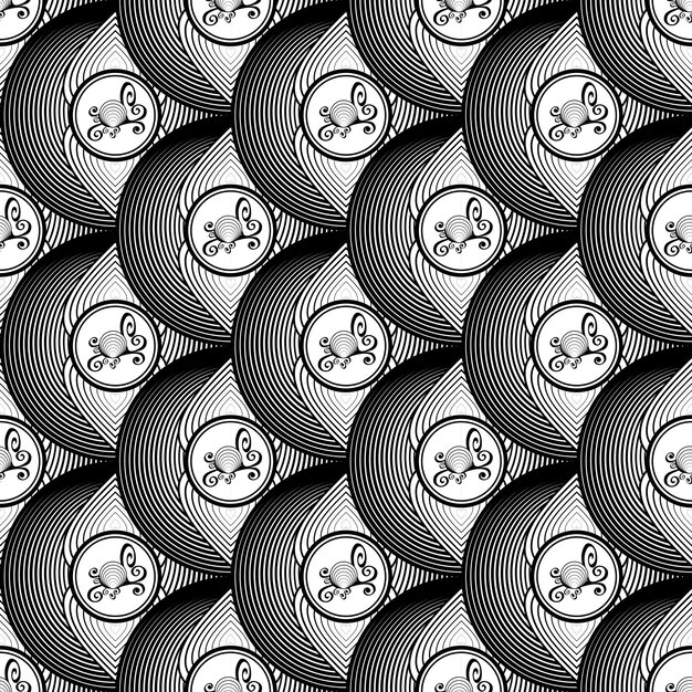 Ilustración de fondo texturizado de patrones sin fisuras abstractos