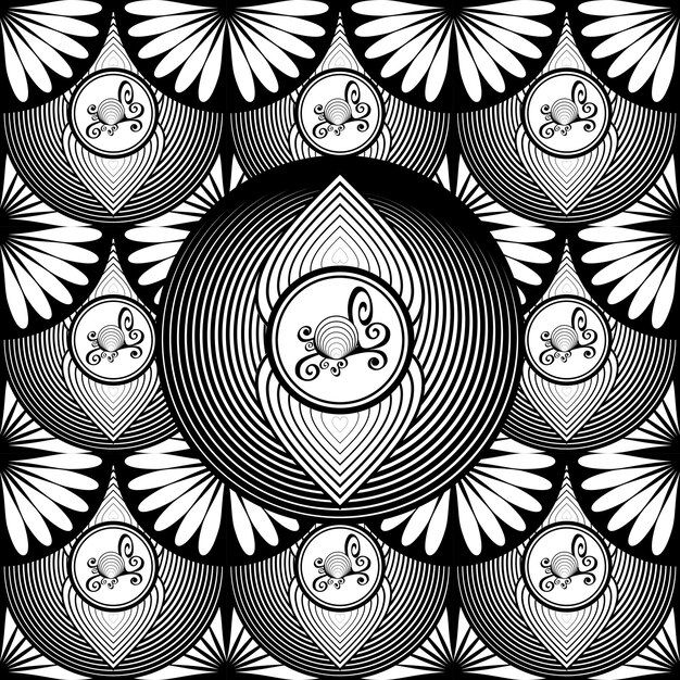 Ilustración de fondo texturizado de patrones sin fisuras abstractos