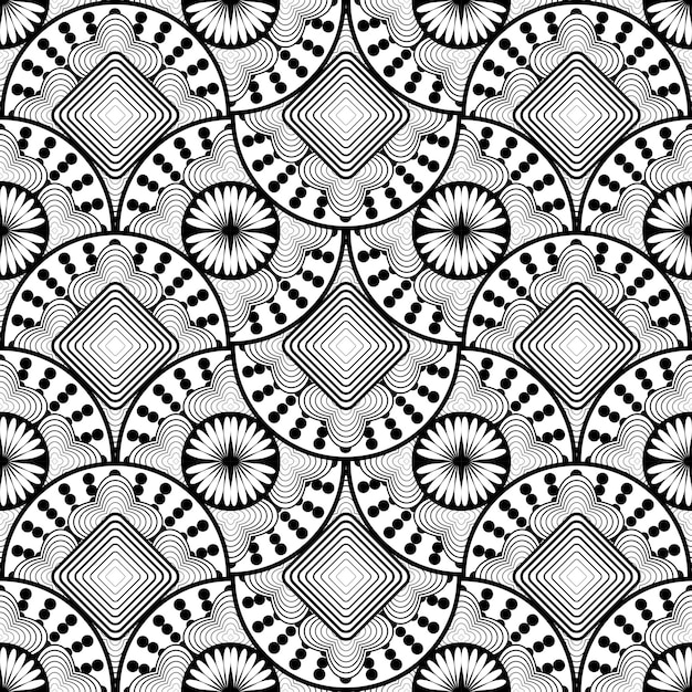 Ilustración de fondo texturizado de patrones sin fisuras abstractos