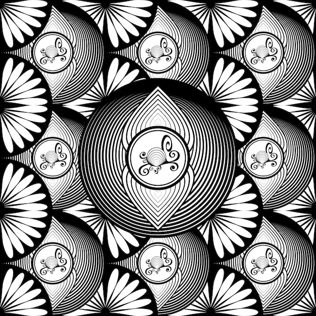 Ilustración de fondo texturizado de patrones sin fisuras abstractos