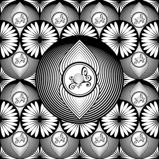Ilustración de fondo texturizado de patrones sin fisuras abstractos
