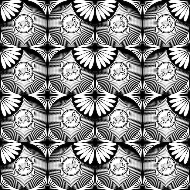 Ilustración de fondo texturizado de patrones sin fisuras abstractos
