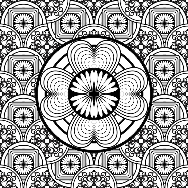 Ilustración de fondo texturizado de patrones sin fisuras abstractos