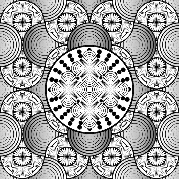 Ilustración de fondo texturizado de patrones sin fisuras abstractos