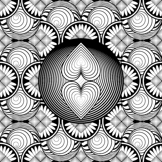 Ilustración de fondo texturizado de patrones sin fisuras abstractos
