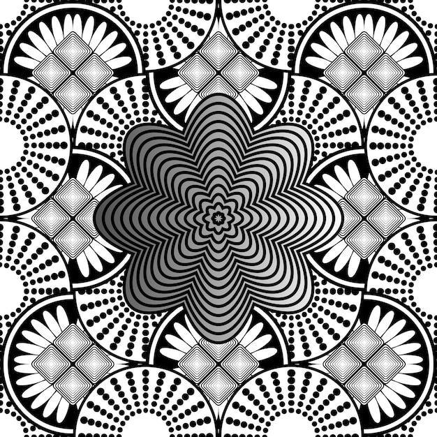 Ilustración de fondo texturizado de patrones sin fisuras abstractos