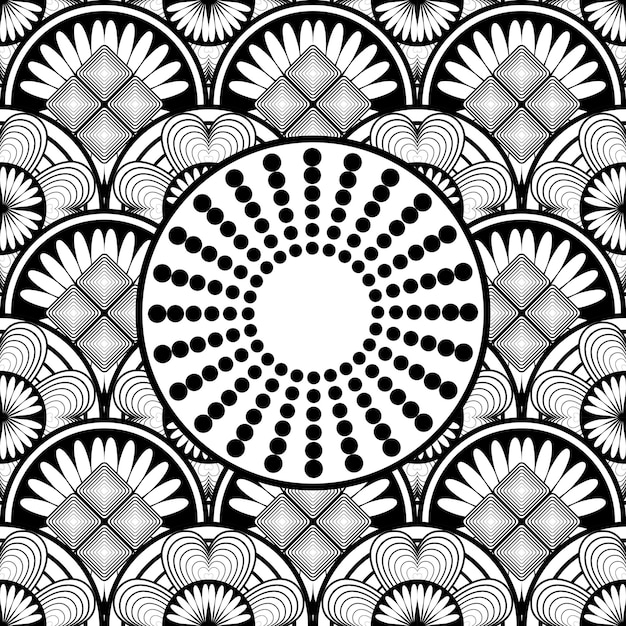 Ilustración de fondo texturizado de patrones sin fisuras abstractos