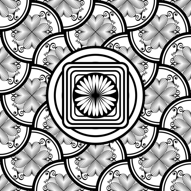 Ilustración de fondo texturizado de patrones sin fisuras abstractos