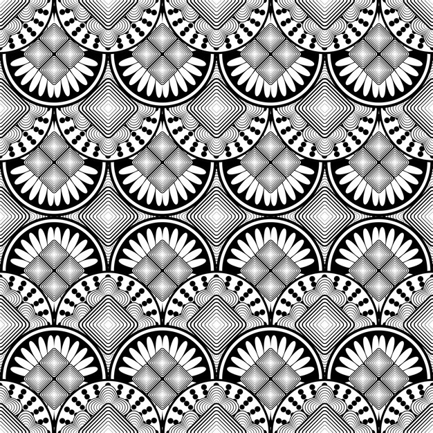Ilustración de fondo texturizado de patrones sin fisuras abstractos