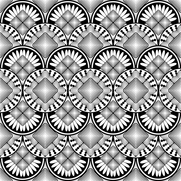 Ilustración de fondo texturizado de patrones sin fisuras abstractos