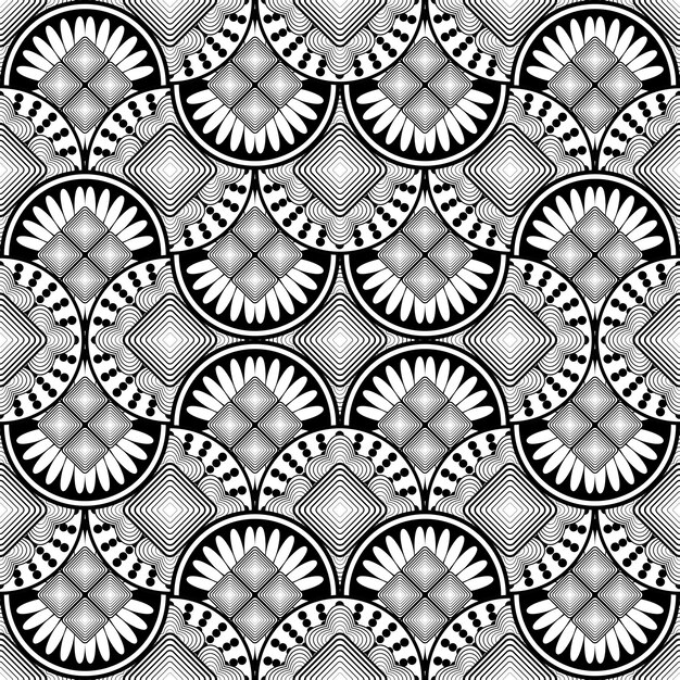 Ilustración de fondo texturizado de patrones sin fisuras abstractos
