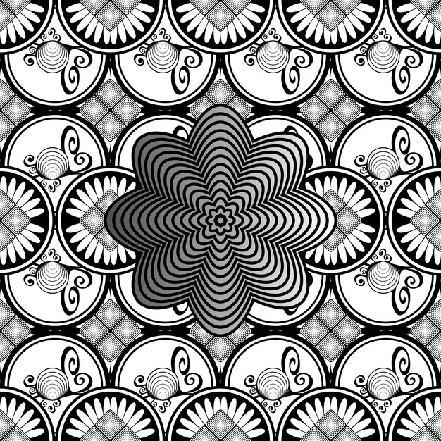 Ilustración de fondo texturizado de patrones sin fisuras abstractos