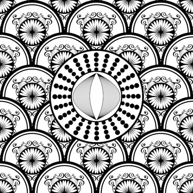 Ilustración de fondo texturizado de patrones sin fisuras abstractos
