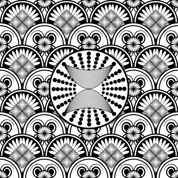 Ilustración de fondo texturizado de patrones sin fisuras abstractos