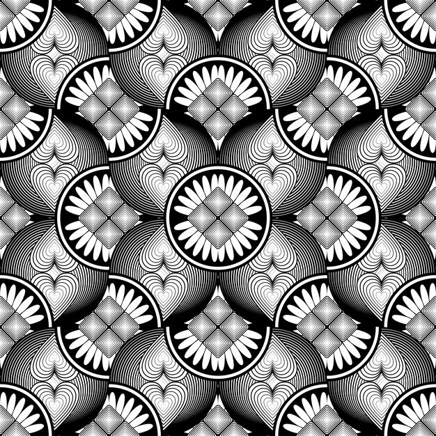 Ilustración de fondo texturizado de patrones sin fisuras abstractos