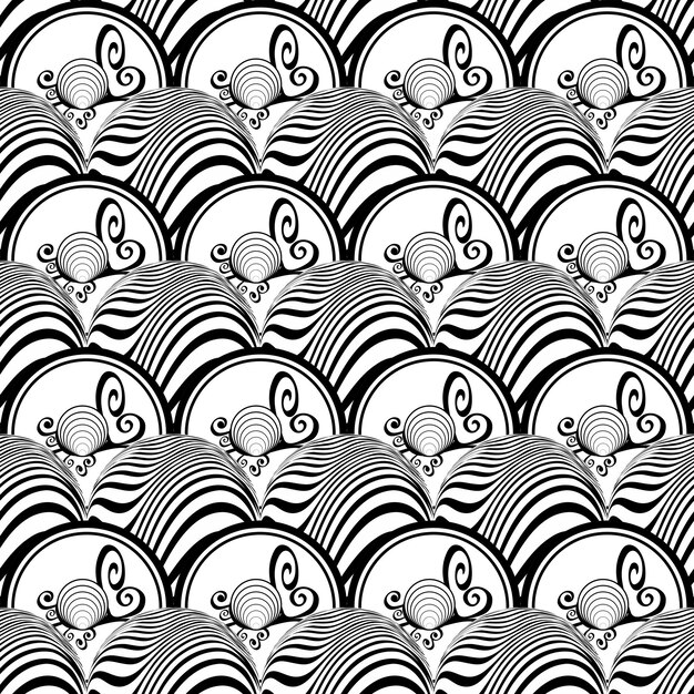 Ilustración de fondo texturizado de patrones sin fisuras abstractos