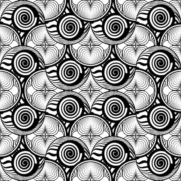 Ilustración de fondo texturizado de patrones sin fisuras abstractos