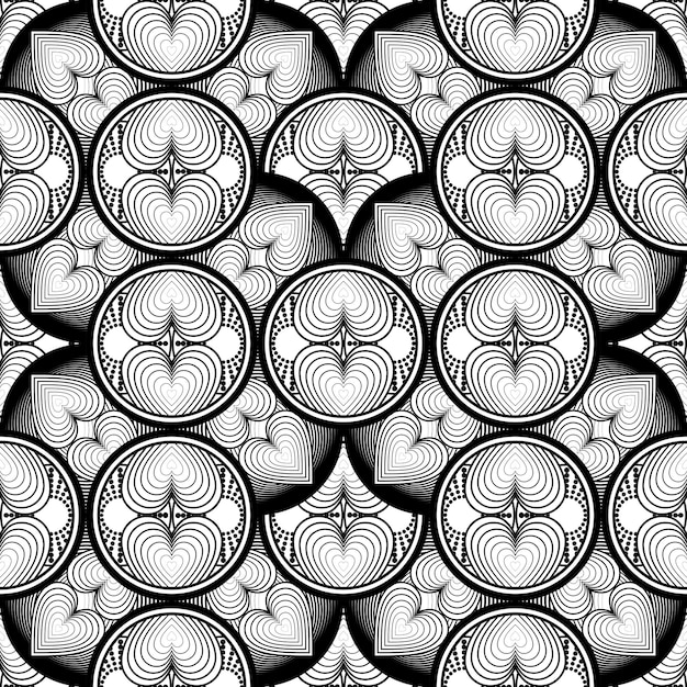 Ilustración de fondo texturizado de patrones sin fisuras abstractos