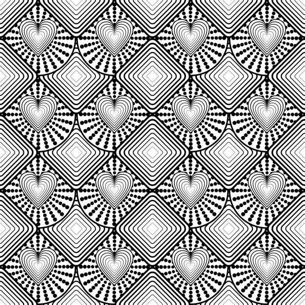 Ilustración de fondo texturizado de patrones sin fisuras abstractos