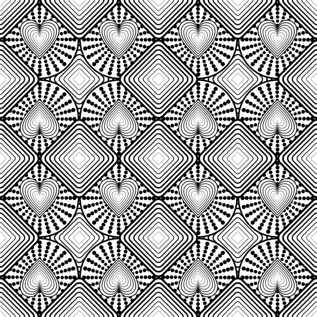 Ilustración de fondo texturizado de patrones sin fisuras abstractos
