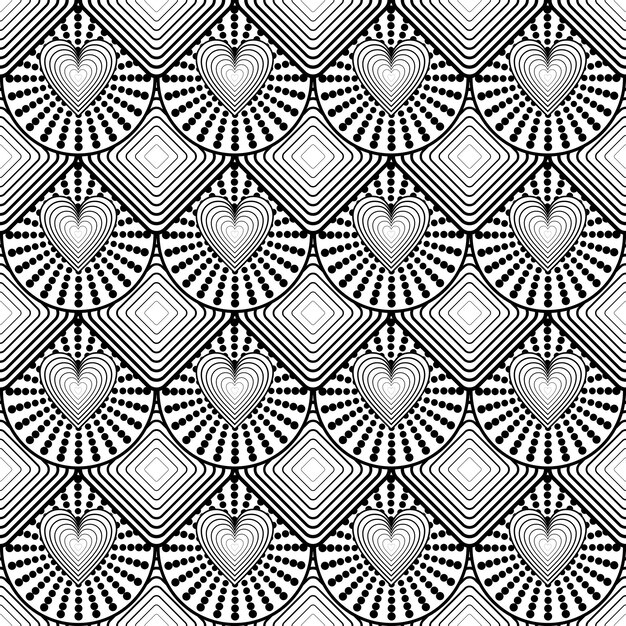Ilustración de fondo texturizado de patrones sin fisuras abstractos