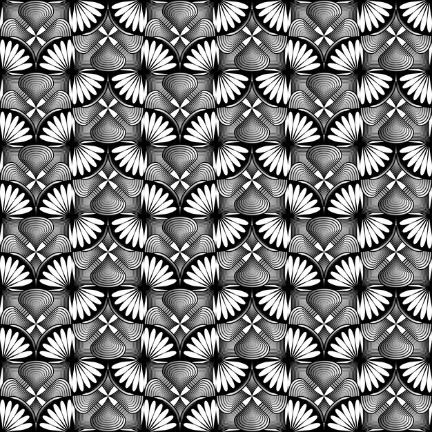 Ilustración de fondo texturizado de patrones sin fisuras abstractos