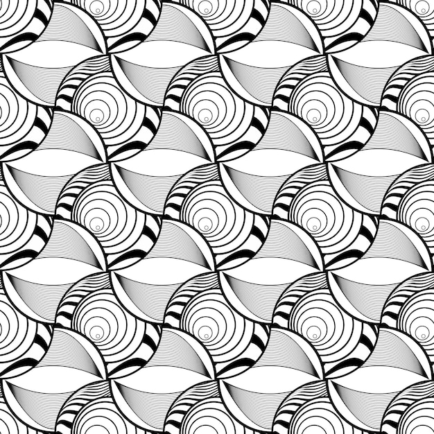 Ilustración de fondo texturizado de patrones sin fisuras abstractos