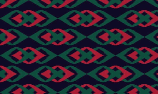 Ilustración de fondo vectorial de bordado étnico tradicional sin costuras
