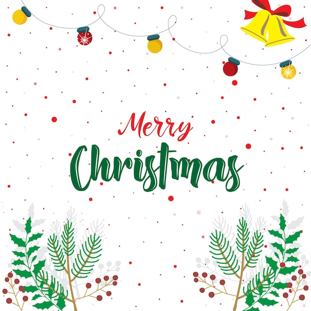 Ilustración de fondo vectorial de Navidad es adecuada para carteles, banners o carteles