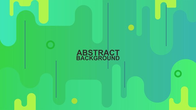 ilustración de fondo verde moderno fluido abstracto