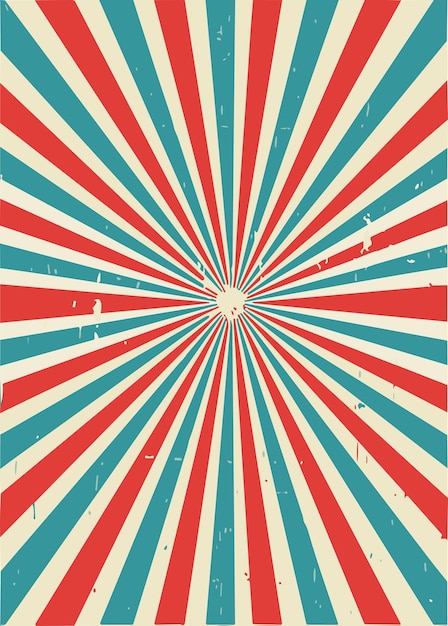 Ilustración de un fondo vintage con grunge y rayas