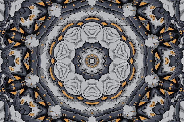 Ilustración de fondo de yoga de vector abstracto geométrico