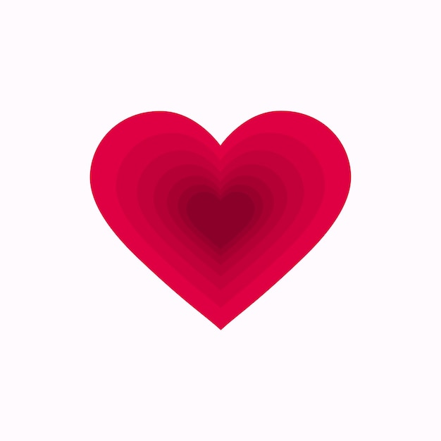 ilustración de forma de corazón