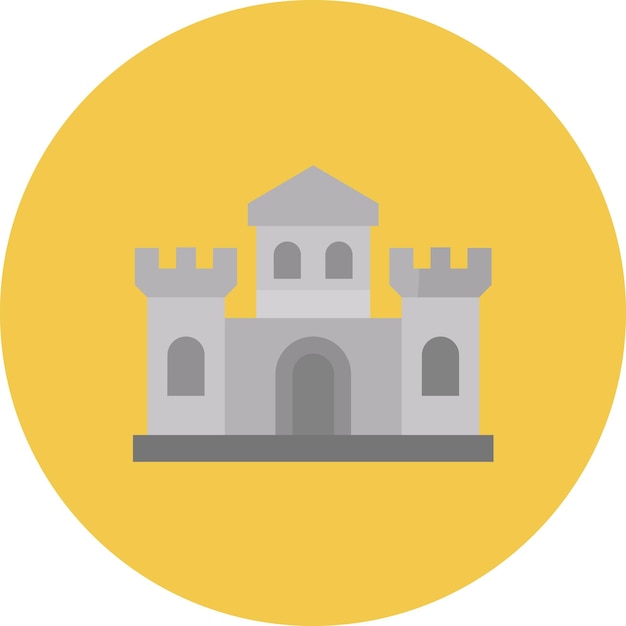 Ilustración de la fortaleza aplanada