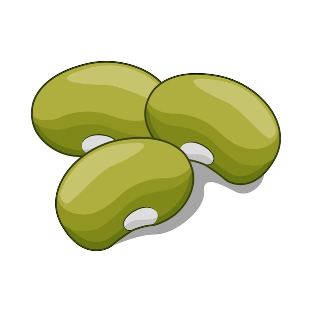 Ilustración de los frijoles